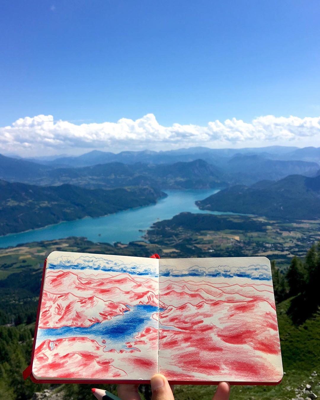 Lac de Serre-Ponçon, Alps