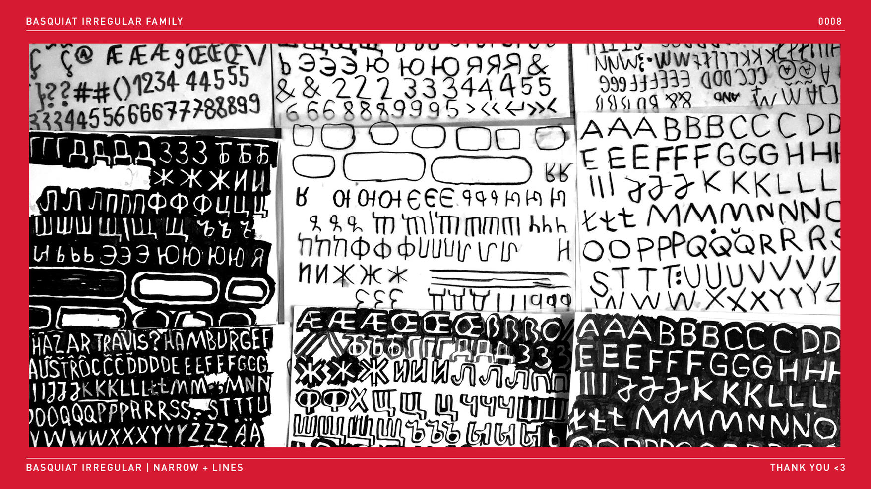 Sketches for Basquiat Irregular
