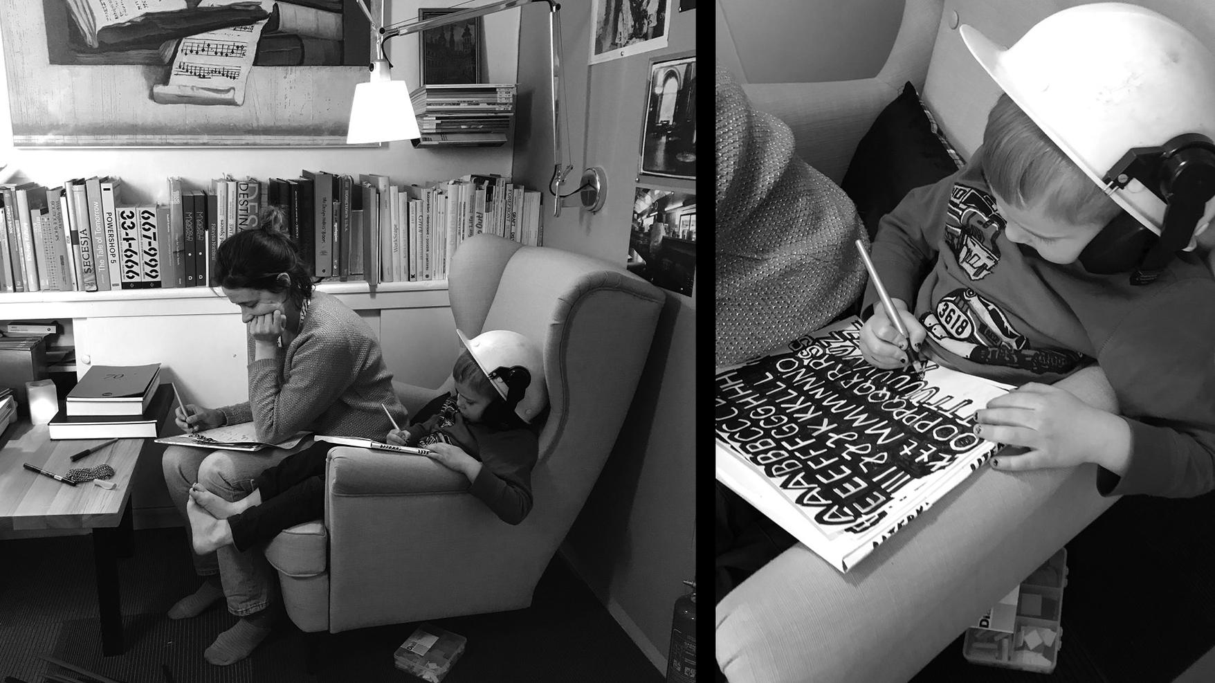Making of font during lock-down
