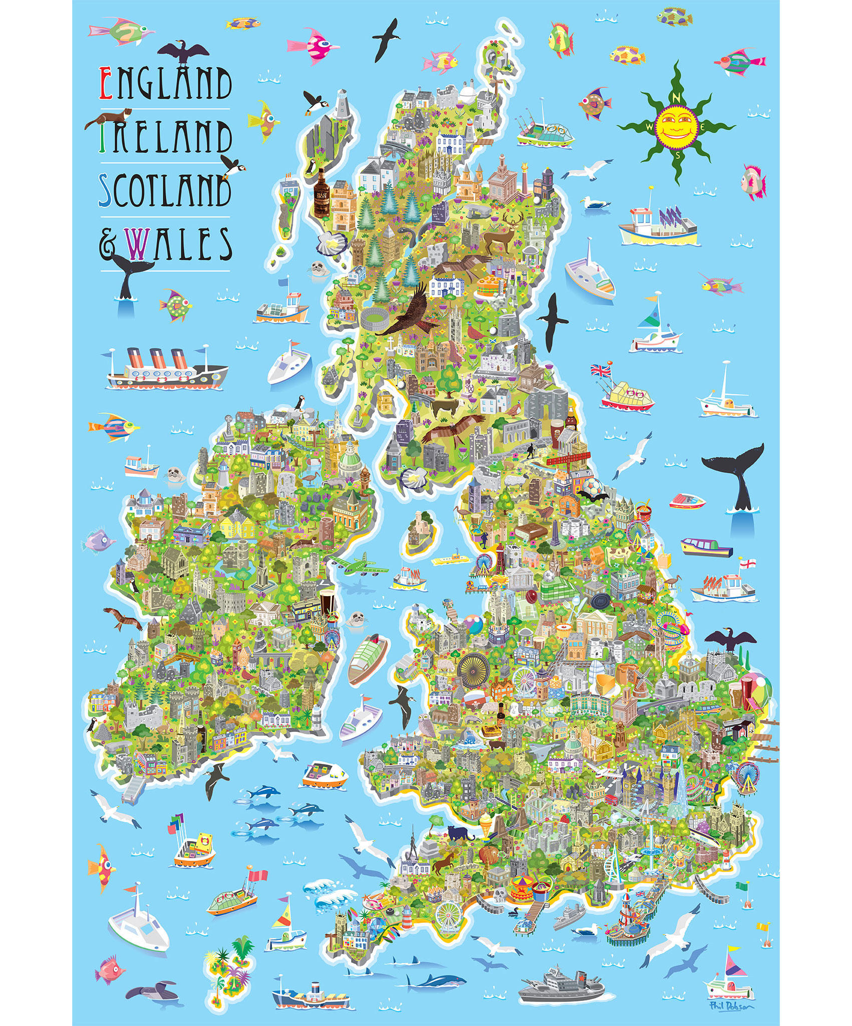 England Map Illustration - Download Illustration 2020
